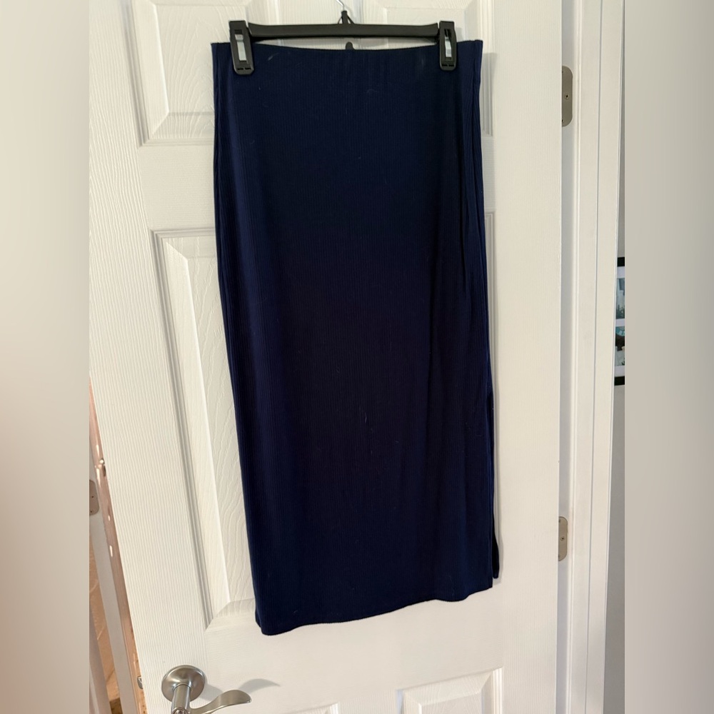 LOFT Dark Blue Pencil Skirt